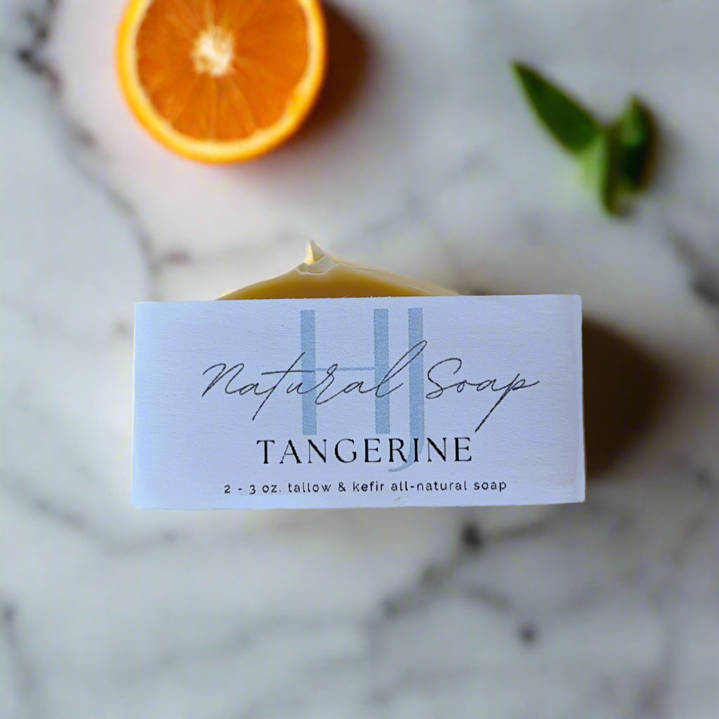 Tangerine Bliss Probiotic Tallow Soap
